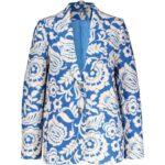 Bild von Geisha Blazer Bloemenprint Blauw dames Blauw L,S,XS,XXL,XL,M,3XL unisex
