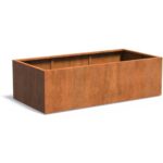 Bild von Adezz Cortenstaal plantenbak CARREZ 200x100x60cm.