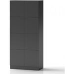 Bild von Direkt Interiör Kantoorkast Lockers Fifty – 208x98x51,5 cm, Kleur Donkergrijs, Slot Nee