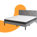 Bild von Emma Original Bed – 180×200 cm – Licht grijs – Elegant Hoofdbord – 4 Lades