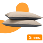 Bild von Emma Katoenen Kussenslopen 60×70 cm Groen&Beige