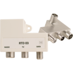 Bild von Hirschmann CATv Push On Adapter Fm-tv-data
